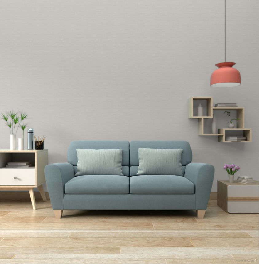 Tapeta, šedo-béžová, imitácia látky, ZON003, Amazone, The Colour Book II, Masureel