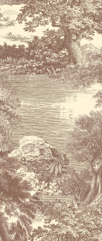 Obrazová tapeta, hnedá, les, stromy, DGSAL1041-300, Amazone, Masureel
