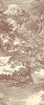 Obrazová tapeta, hnedá, les, stromy, DGSAL1043-300, Amazone, Masureel