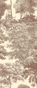Obrazová tapeta, hnedá, les, stromy, DGSAL1044-300, Amazone, Masureel
