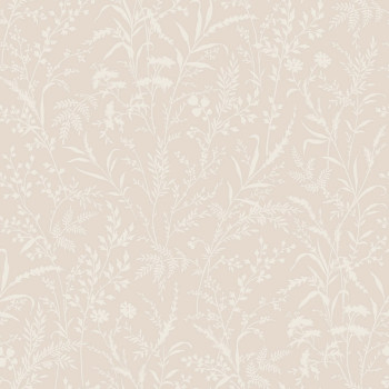 Tapeta, béžová, kvety, trávy, 38737, Borosan Hem, Boråstapeter