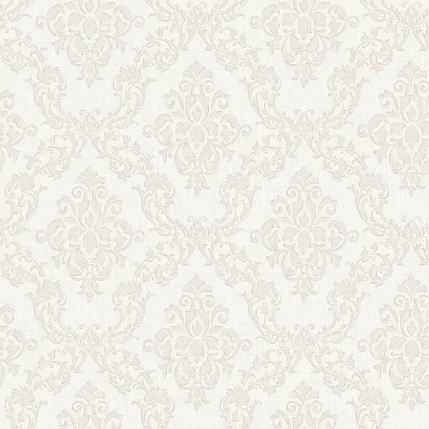 Tapeta, sivo-béžová, zámocký vzor, 38744, Borosan Hem, Boråstapeter