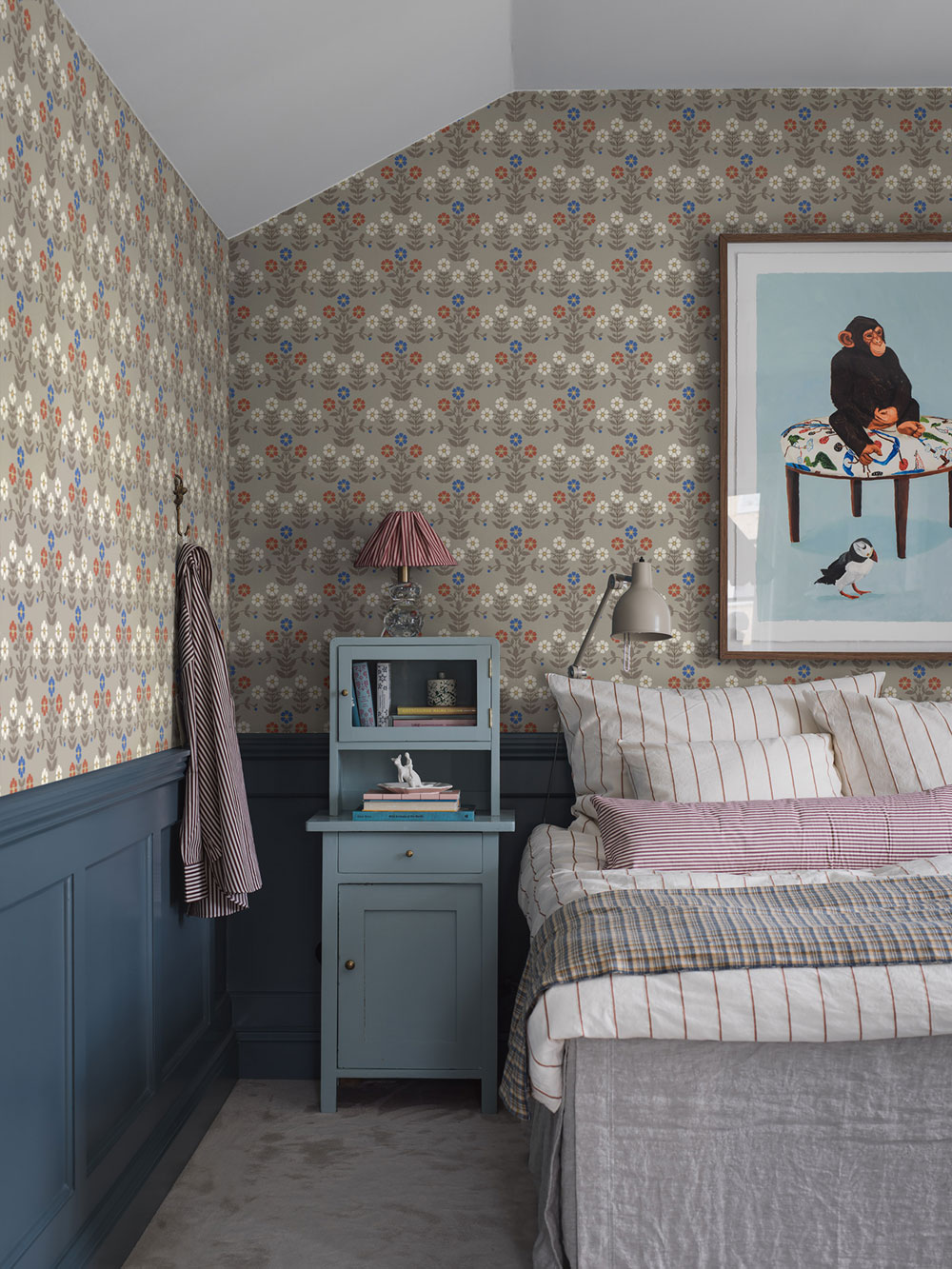 Tapeta na stenu, sivo-hnedá, kvety, 4813, New Heritage, Borastapeter