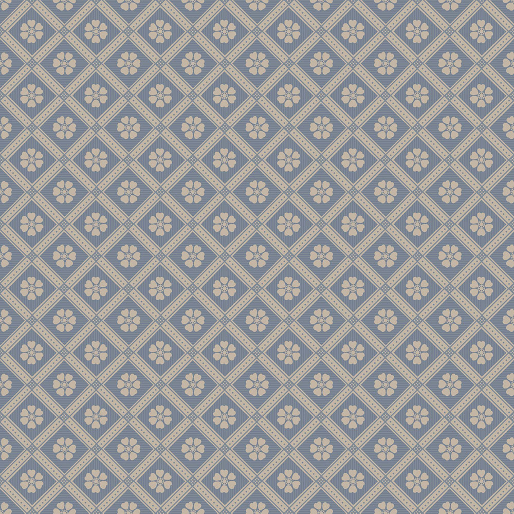 Tapeta na stenu, modrá, kvety, 4820, New Heritage, Borastapeter