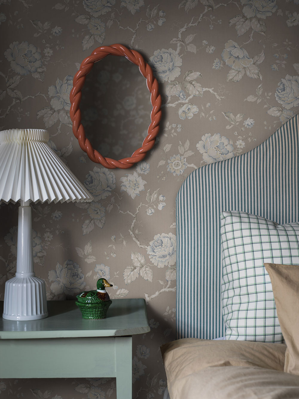 Tapeta na stenu, béžová, kvety, 4828, New Heritage, Borastapeter