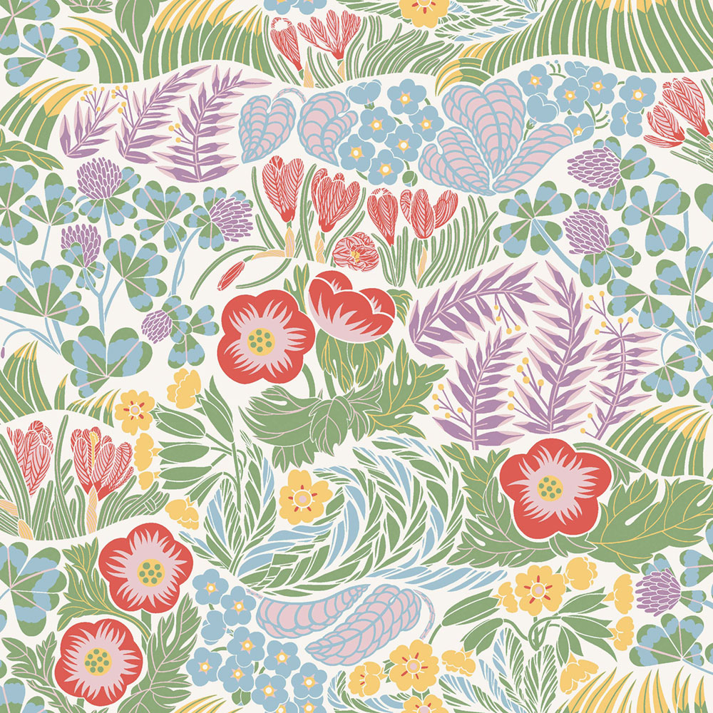 Tapeta na stenu, biela, kvety, 4843, New Heritage, Borastapeter