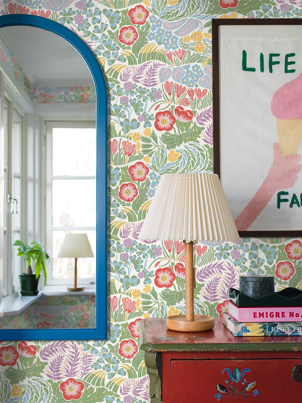 Tapeta na stenu, biela, kvety, 4843, New Heritage, Borastapeter