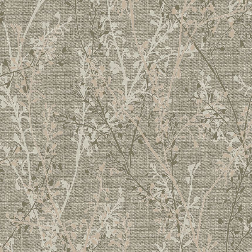 Tapeta, hnedo-béžová, vetvičky, 128042, Refine, Graham Brown Boutique