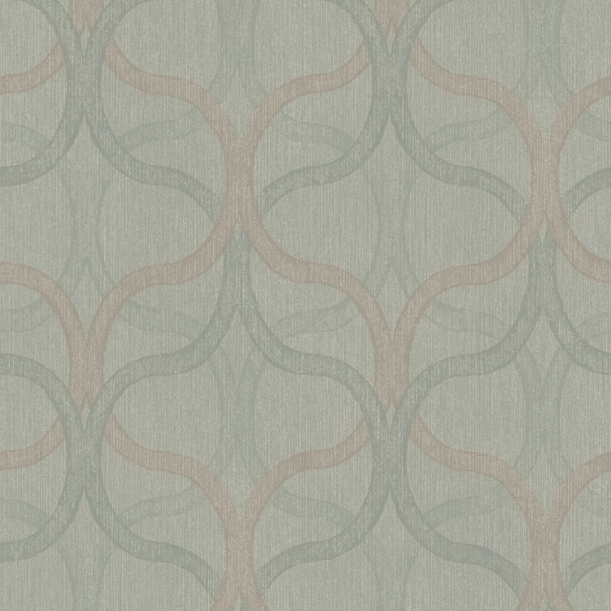 Geometrická tapeta, zelená, 128003, Refine, Graham Brown Boutique