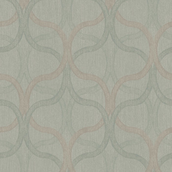 Geometrická tapeta, zelená, 128003, Refine, Graham Brown Boutique
