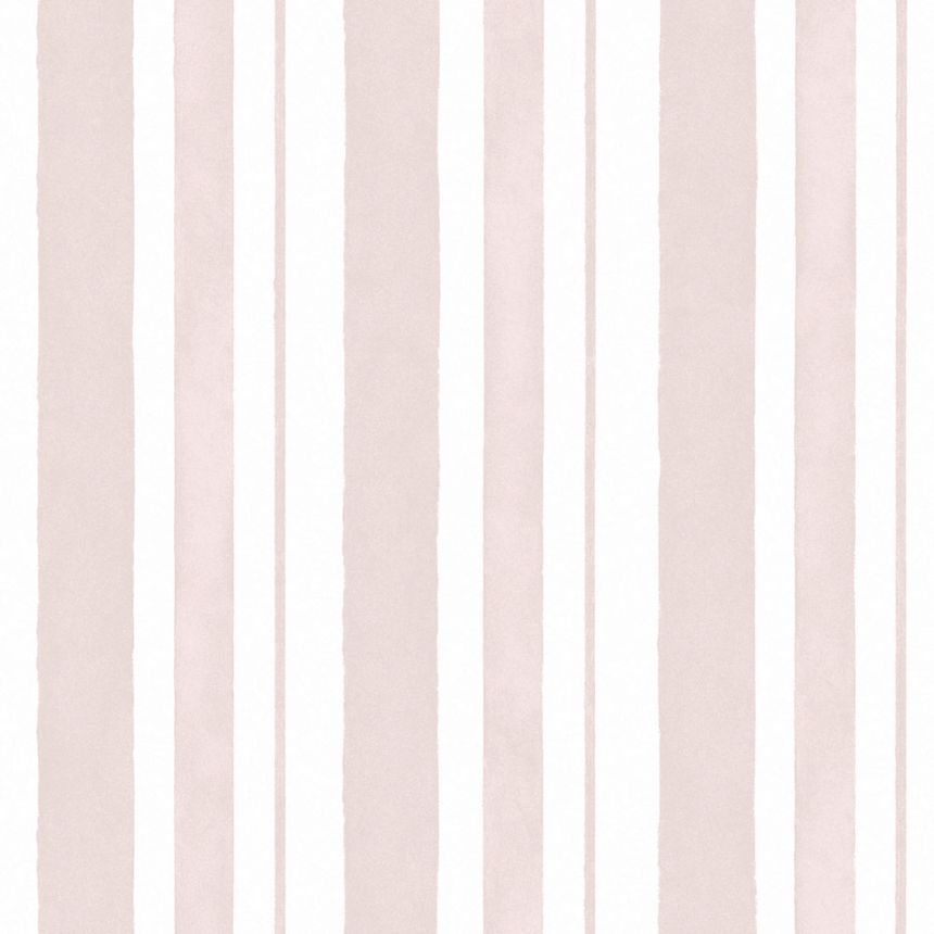 Tapeta, ružová, pruhy, 125116, Shabby Chic by Rachel Ashwell