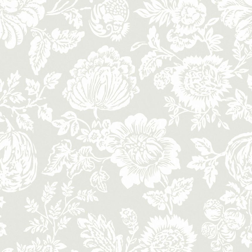 Tapeta, zelená, kvety, 125138, Shabby Chic by Rachel Ashwell