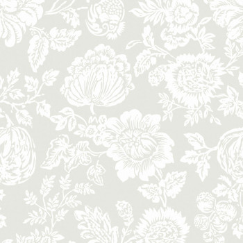 Tapeta, zelená, kvety, 125138, Shabby Chic by Rachel Ashwell