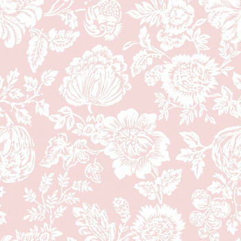 Tapeta, ružová, kvety, 125140, Shabby Chic by Rachel Ashwell