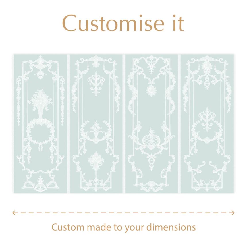 Tapeta, zámocká, ornamenty, 127528FXST, Shabby Chic by Rachel Ashwell