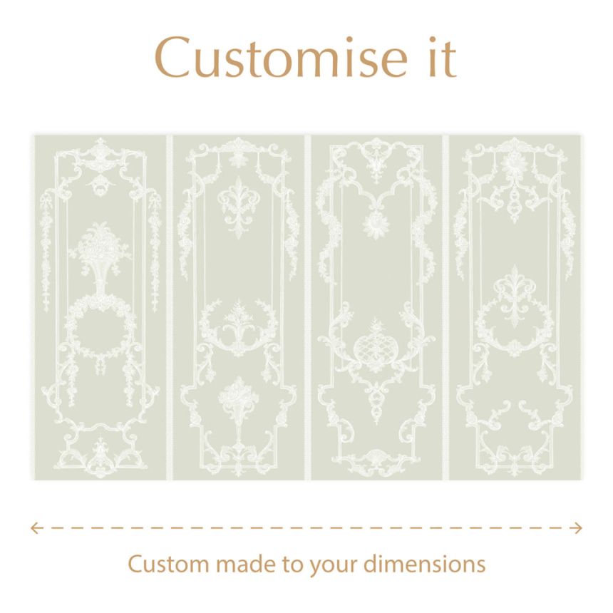 Tapeta, zámocká, ornamenty, 127537FXST, Shabby Chic by Rachel Ashwell