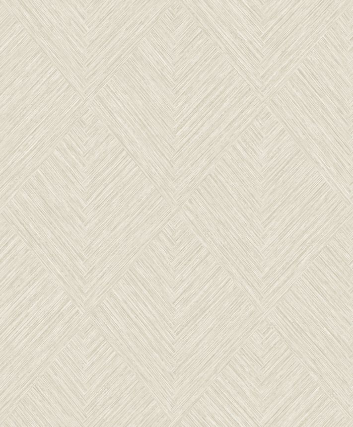 Tapeta, krémovo-béžová, geometrická, PW3002, Precious Weaves, Grandeco