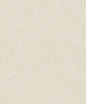 Tapeta, krémovo-béžová, geometrická, PW3002, Precious Weaves, Grandeco