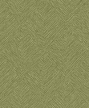 Tapeta, zelená, geometrická, PW3007, Precious Weaves, Grandeco