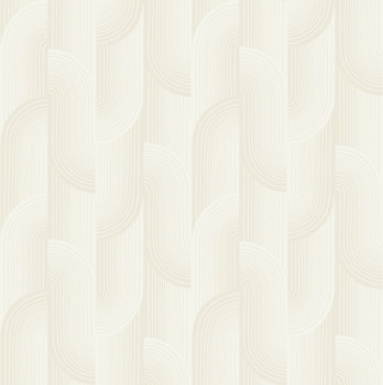 Tapeta, krémová, geometrická, PW3101, Precious Weaves, Grandeco