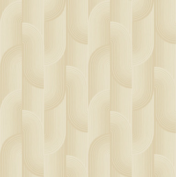 Tapeta, béžová, geometrická, PW3105, Precious Weaves, Grandeco