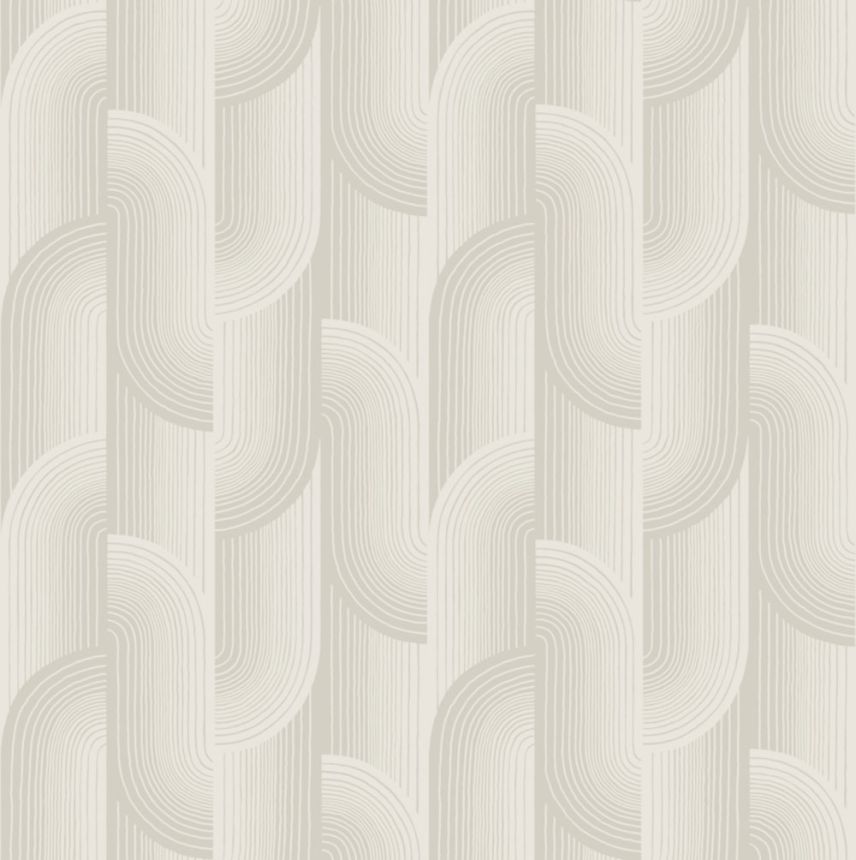 Tapeta, sivá, geometrická, PW3108, Precious Weaves, Grandeco