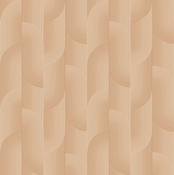 Tapeta, hnedo-béžová, geometrická, PW3112, Precious Weaves, Grandeco