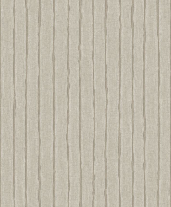 Tapeta, sivo-hnedá, pruhy, PW4008, Precious Weaves, Grandeco