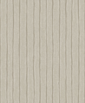 Tapeta, sivo-hnedá, pruhy, PW4008, Precious Weaves, Grandeco