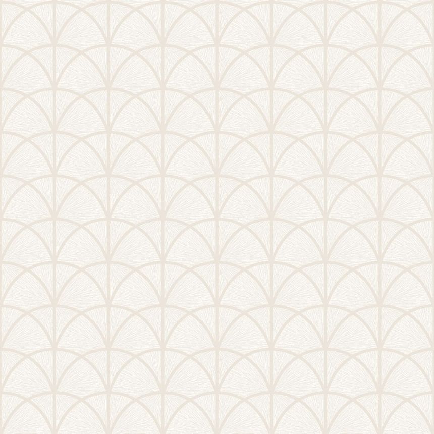 Tapeta, biela, grafická, Art Deco, 7769, Adorn, Borastapeter