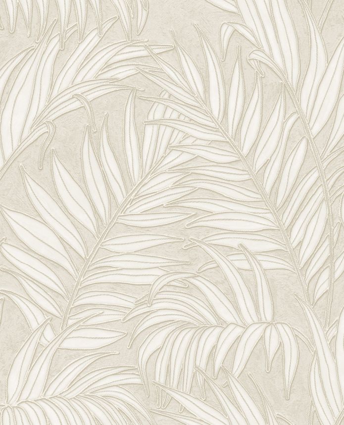 Tapeta, krémová, listy, 350550, Riviera Maison, Eijffinger