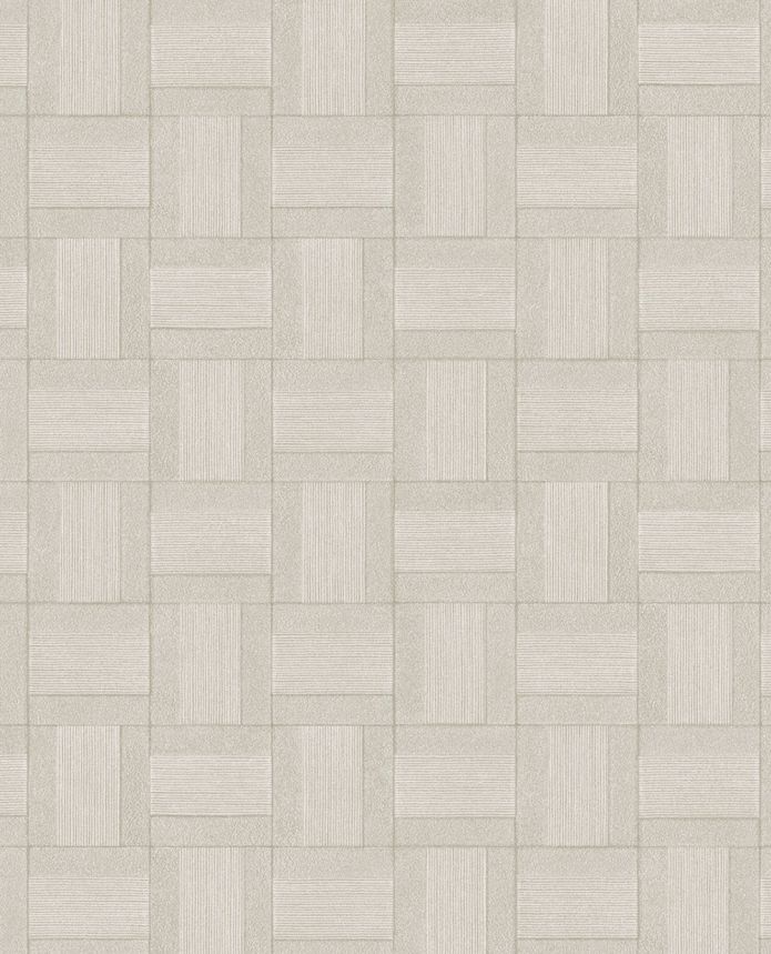 Tapeta, sivo-béžová, imitácia obloženia, 350561, Riviera Maison, Eijffinger