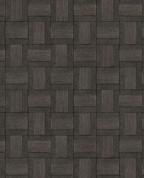 Tapeta, hnedá, imitácia obloženia, 350566, Riviera Maison, Eijffinger