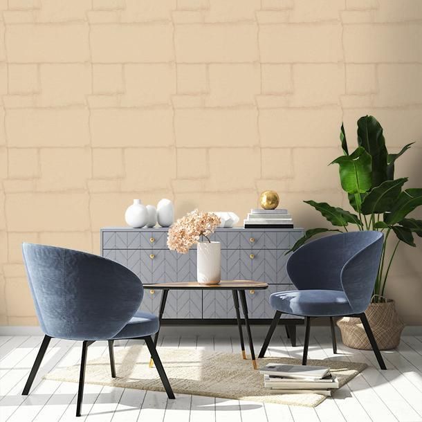 Tapeta luxusná, vliesová, na stenu, béžová, kameň, Z30304, Casa 8, Trussardi