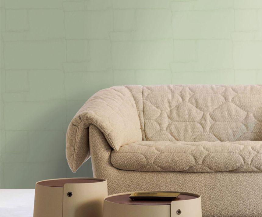 Tapeta luxusná, vliesová, na stenu, zelená, kameň, Z30310, Casa 8, Trussardi