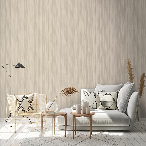 Tapeta luxusná, vliesová, na stenu, hnedo-béžová, pruhy, Z30313, Casa 8, Trussardi