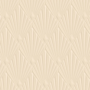 Tapeta luxusná, geometrická, vliesová, na stenu, béžová, Art deco, Z30314, Casa 8, Trussardi