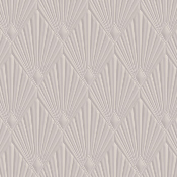 Tapeta luxusná, geometrická, vliesová, na stenu, sivá, Art deco, Z30317, Casa 8, Trussardi