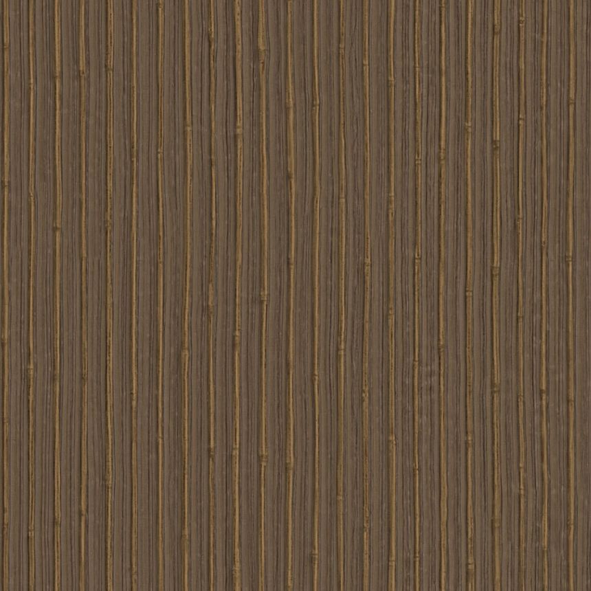 Tapeta luxusná, vliesová, na stenu, hnedá, pruhy, Z30333, Casa 8, Trussardi