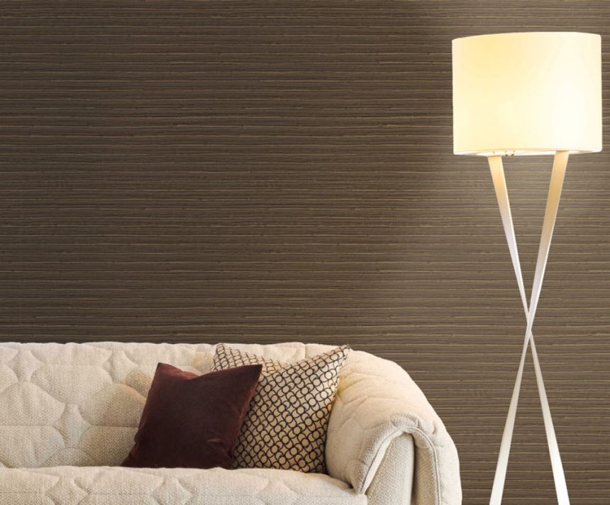 Tapeta luxusná, vliesová, na stenu, hnedá, pruhy, Z30333, Casa 8, Trussardi