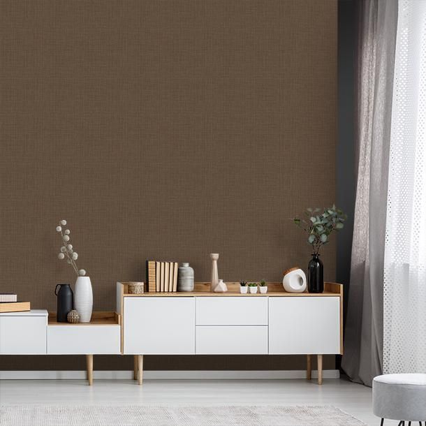 Tapeta luxusná, vliesová, na stenu, hnedá, imitácia látky, Z30334, Casa 8, Trussardi