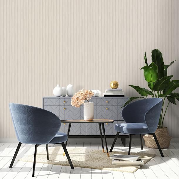 Tapeta luxusná, vliesová, na stenu, krémová, pruhy, Z30336, Casa 8, Trussardi