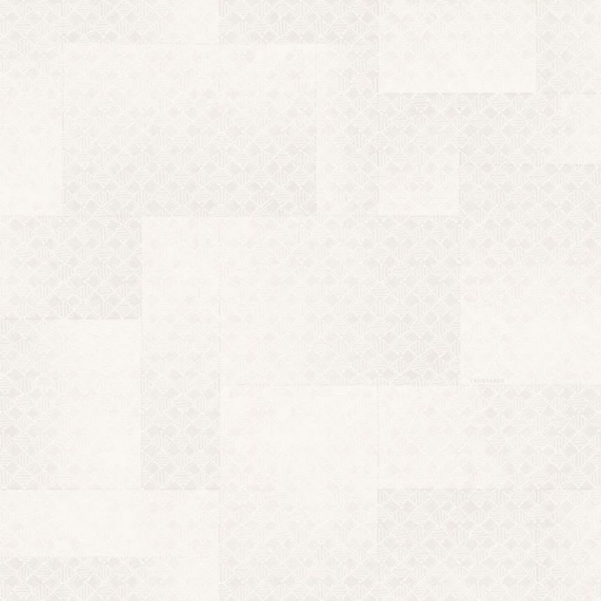 Tapeta luxusná, geometrická, vliesová, na stenu, krémová, Z30345, Casa 8, Trussardi