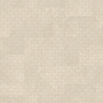 Tapeta luxusná, geometrická, vliesová, na stenu, béžovo-zlatá, Z30350, Casa 8, Trussardi