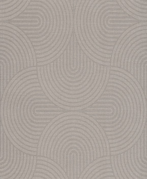 Tapeta na stenu, sivobéžová, grafický vzor, Art Deco, EAR606, The Texture Book, Masureel