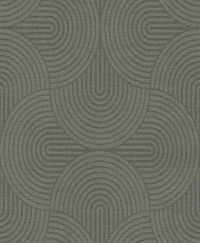 Tapeta na stenu, zelená, grafický vzor, Art Deco, EAR602, The Texture Book, Masureel