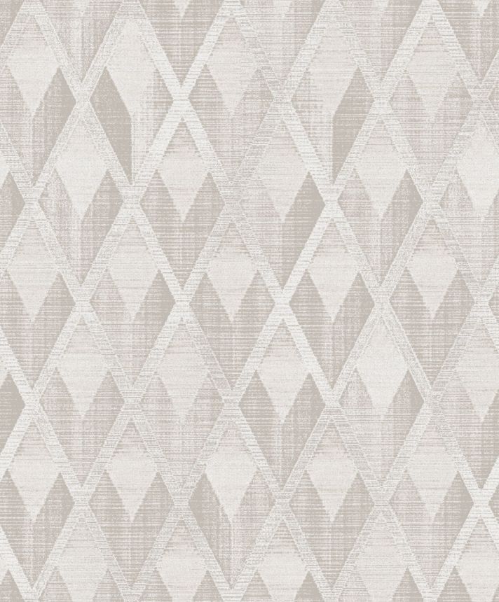 Tapeta na stenu, krémová, geometrický vzor, CAB502, The Texture Book, Masureel