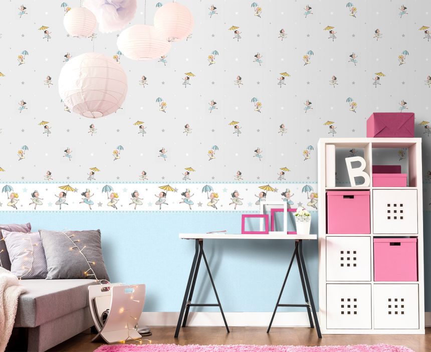 Detská samolepiaca bordura 592-1, Treboli, Ichwallcoverings