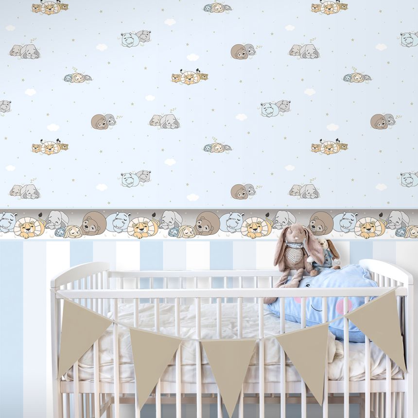 Detská samolepiaca bordura 591-1, Treboli, Ichwallcoverings