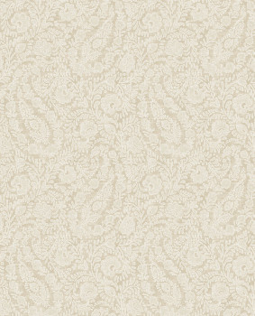 Tapeta, krémová, kvety, ornamenty, 350650, Amber, Eijffinger